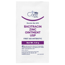 Dynarex 1171 Bacitracin Zinc Ointment Packet Box of 144