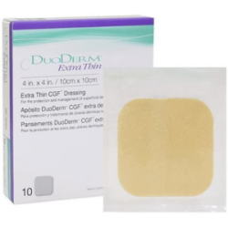 Duoderm 187955 Extra Thin CGF Dressing 4x4 Box10