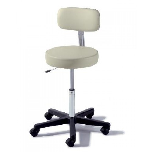 Midmark Ritter 273 Air Lift Stool with Composite Base and Backrest