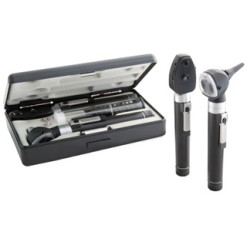 ADC Otoscope Ophthalmoscope Pocket Set - Two Handles - Hard Case