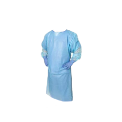 Strong Medical 5221 Isolation Gown Poly Coated Universal Size Blue Case75