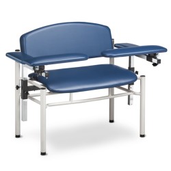 Clinton 6006-U SC Extra-Wide Blood Draw Chair with Flip Arms