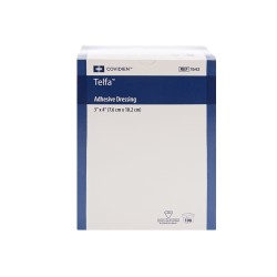 Cardinal 7643 Telfa Non-Adherent Gauze Pad with Adhesive Strips 3x4 Sterile Box100