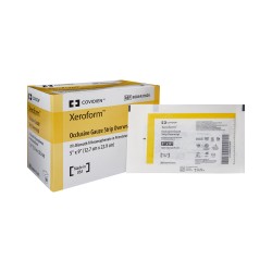 Kendall 8884431605 Xeroform Petrolatum Gauze 5x9 in Overwrap Box50