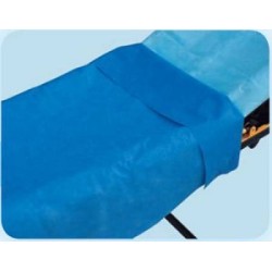 Tidi Everyday Stretcher Sheets - 40in x 90in - Blue- Ca50