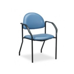 Clinton C-50F F-Series Black Frame Chair with Arms