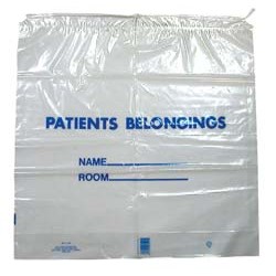 Donovan Patient Belonging Bag with Drawstrings- Ca250