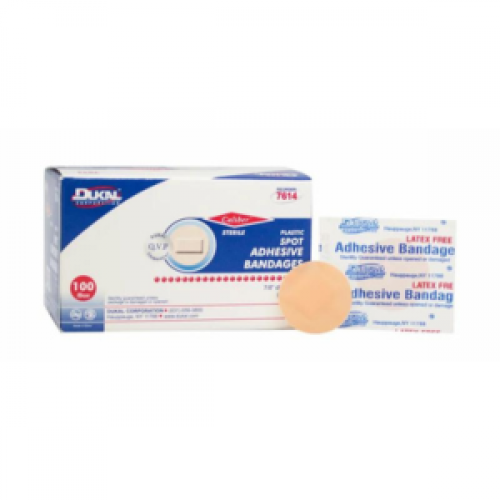 Dukal 7614 Plastic Adhesive Spot Bandages Box100