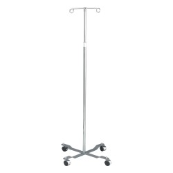 Dukal 4353 Polished Chrome Plated Steel IV Stand