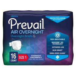 First Quality NGX-012 Prevail Air Overnight Adult Briefs Medium Case80