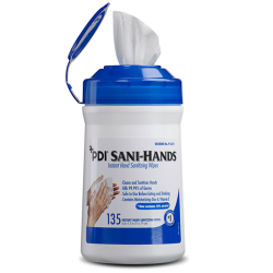 PDI P13472 Sani-Hands Skin Disinfectant Wipe Tub135