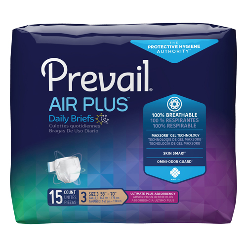 First Quality PVBNG-014 Prevail Air Plus Adult Briefs XL Case60 