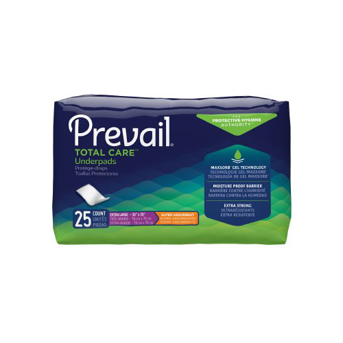 First Quality-UP-100-1 Prevail Total Care Super Underpads 30x30 Ca100