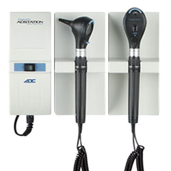 ADC Adstation Otoscope Ophthalmoscope Diagnostic Wall Set