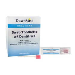 Dukal ST01 Oral Swabs with Dentifrice Box of 250