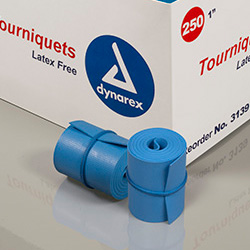 Dynarex Latex Free Tourniquets - 1in x 18in Rolls - Ca2500