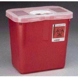 Kendall Shaprs Container With Rotor Lid 2gal Ca20