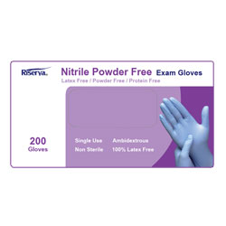 Riserva NGPF Nitrile Exam Gloves Purple Bx200